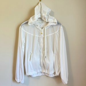 Lululemon rain coat jacket white